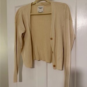 Abercrombie & Fitch Women's Beige Cardigan